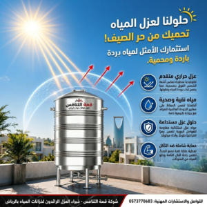 عزل خزانات المياه بالرياض - أفض خدمات العزل