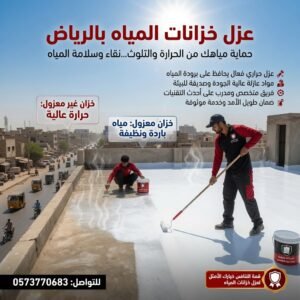 أفضل شركة عزل خزانات المياه شمال الرياض