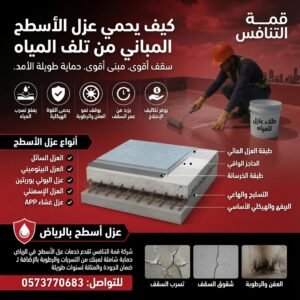 شركة عزل أسطح بالرياض - الأفضل لجيمع خدمات العزل